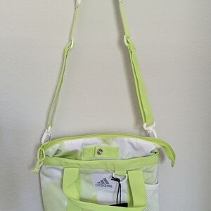 Adidas Green Crossbody Bag Sporty Style NWT